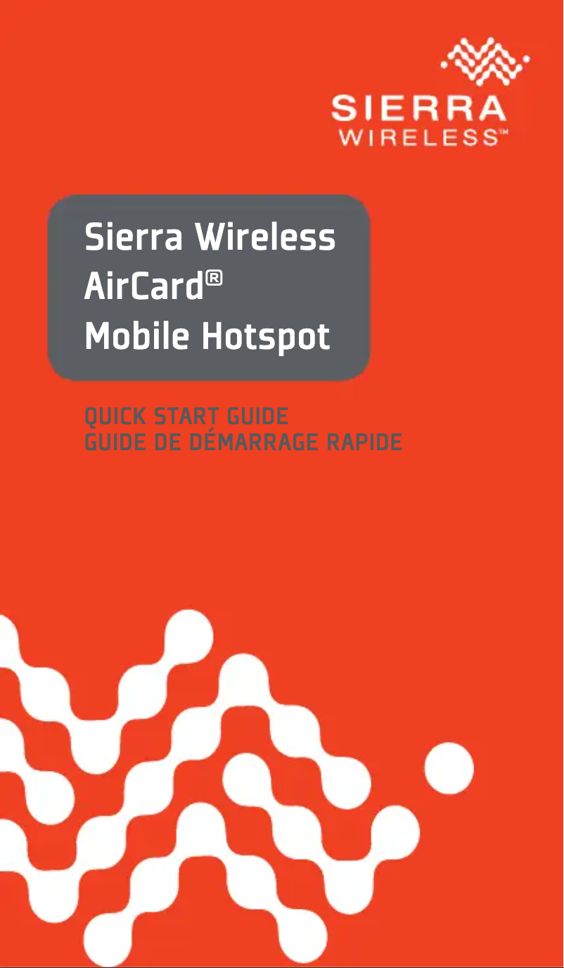 Page 1 de la notice Guide de démarrage rapide Netgear AirCard 754S
