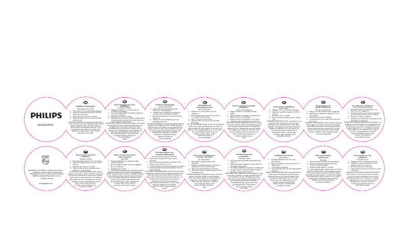 Page n°1 - Mode d'emploi Philips SVC2543W