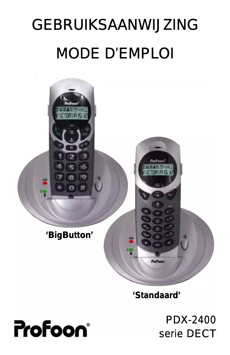 Imagen de la primera página del manual del dispositivo PDX-2408