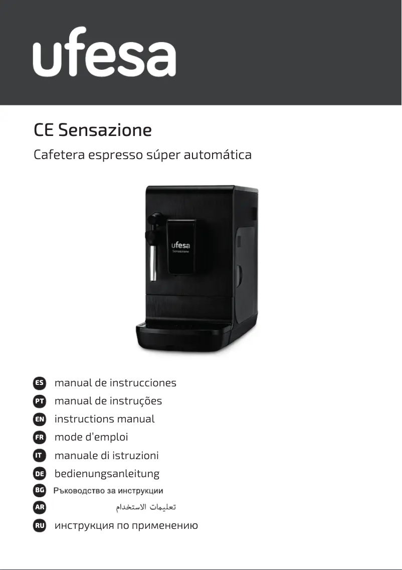 Page 1 de la notice Manuel utilisateur Ufesa Sensazione