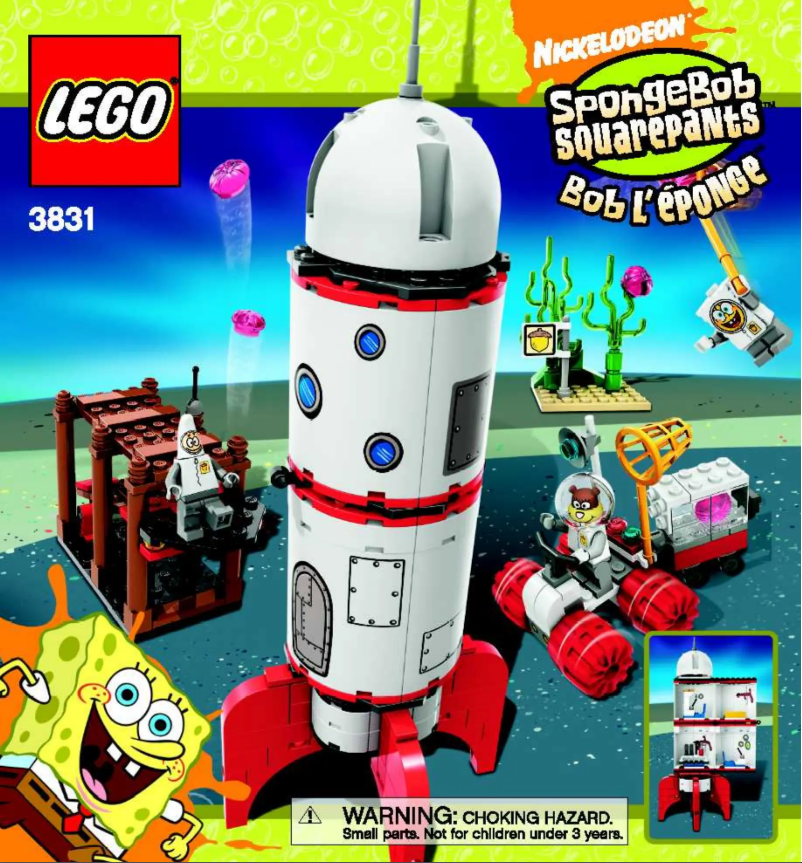 Página 1 del manual Manual de usuario Lego Spongebob 3831