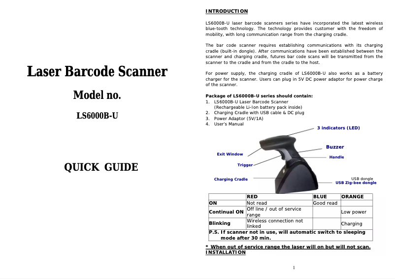 Page 1 de la notice Manuel utilisateur Deltaco DUR-807