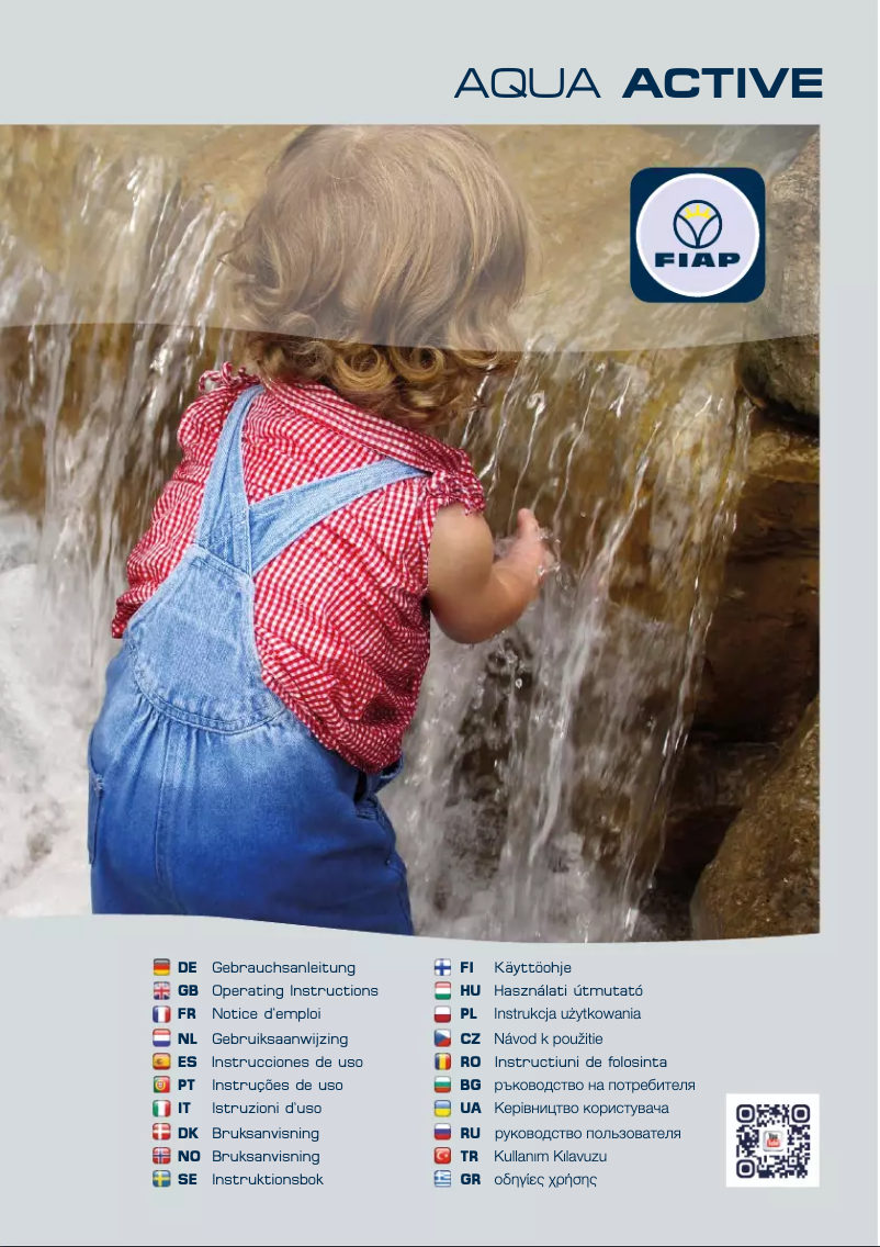Page 1 of the manual User Manual Fiap Aqua Active Eco 4.500