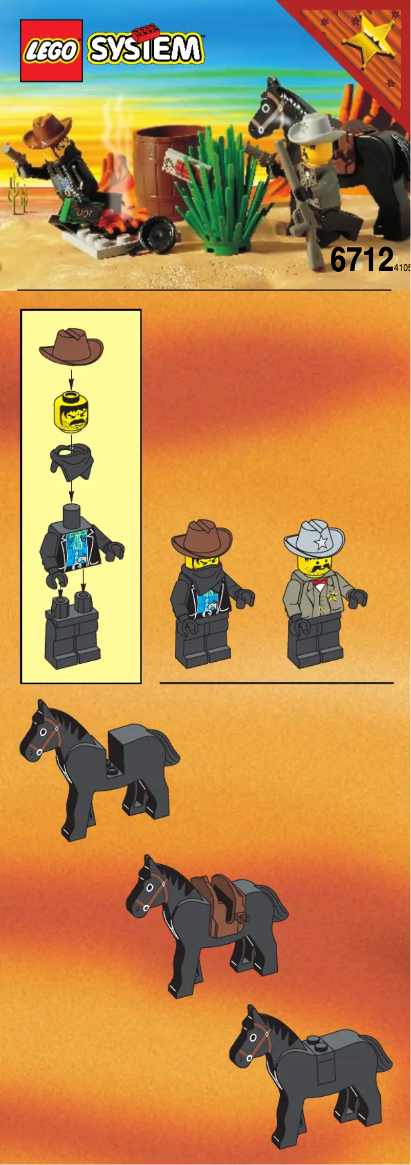Page 1 de la notice Manuel utilisateur Lego BANDIT AT LARGE