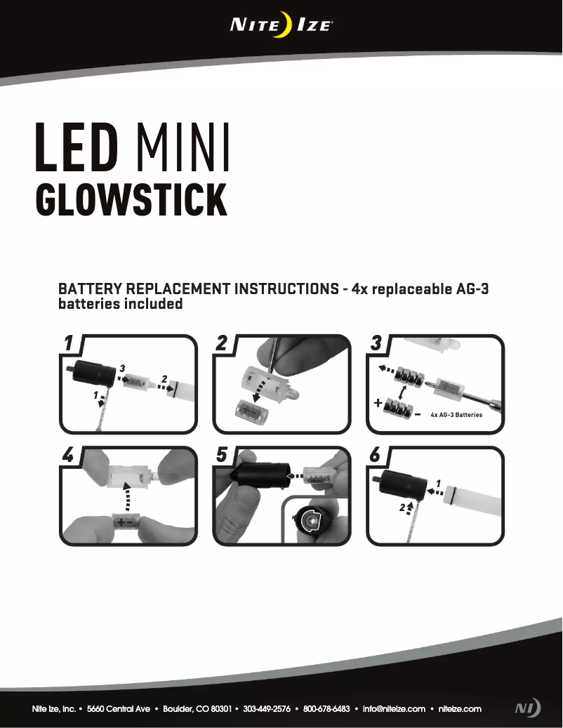 Page 1 de la notice Manuel utilisateur Nite Ize MGS-03-R6