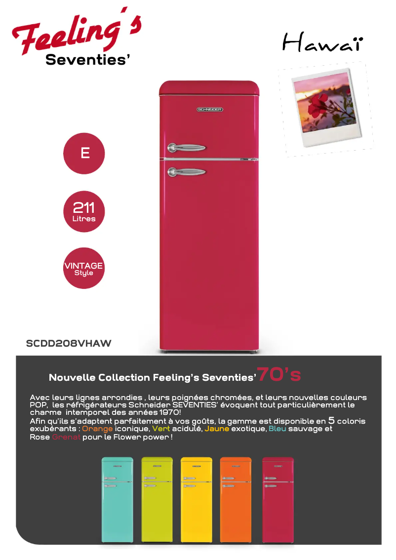 Página 1 del manual Ficha técnica Schneider SCDD208VHAW