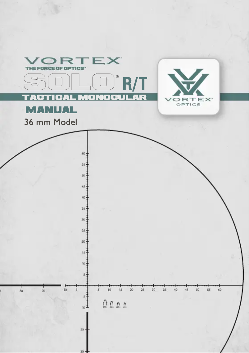 Page 1 de la notice Manuel utilisateur Vortex Solo 25mm