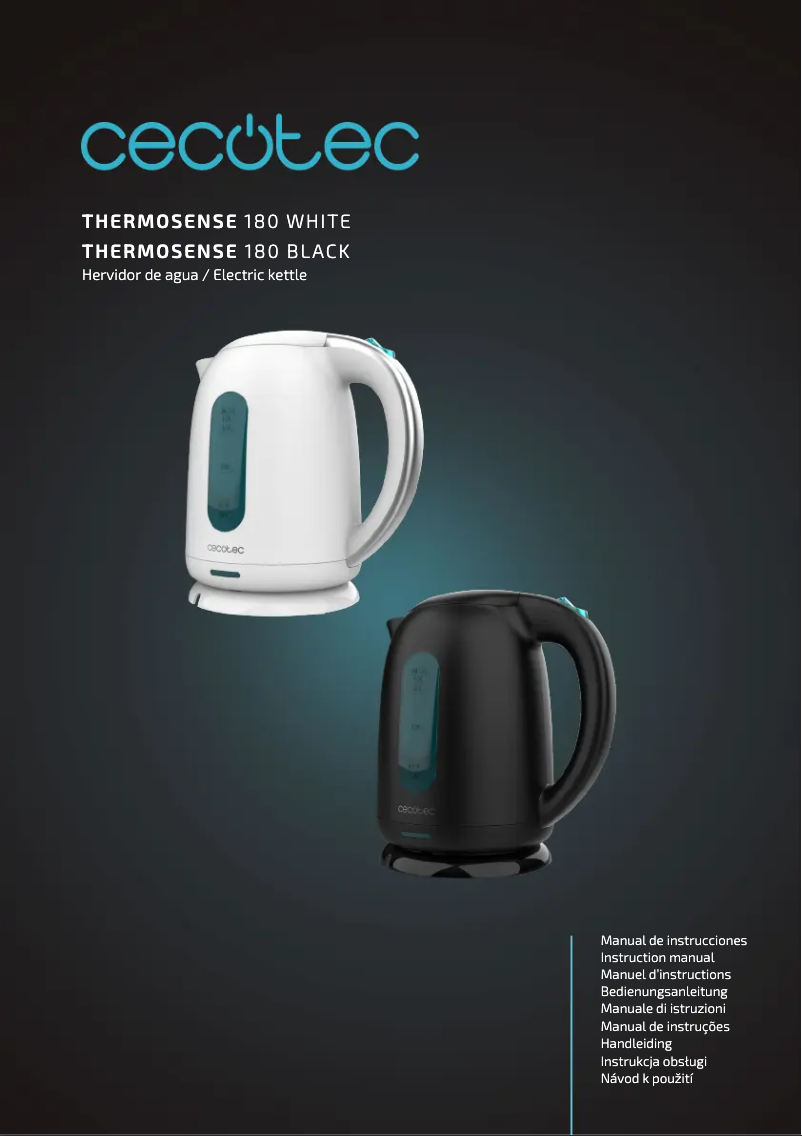 Página 1 del manual Manual de usuario Cecotec Thermosense 180