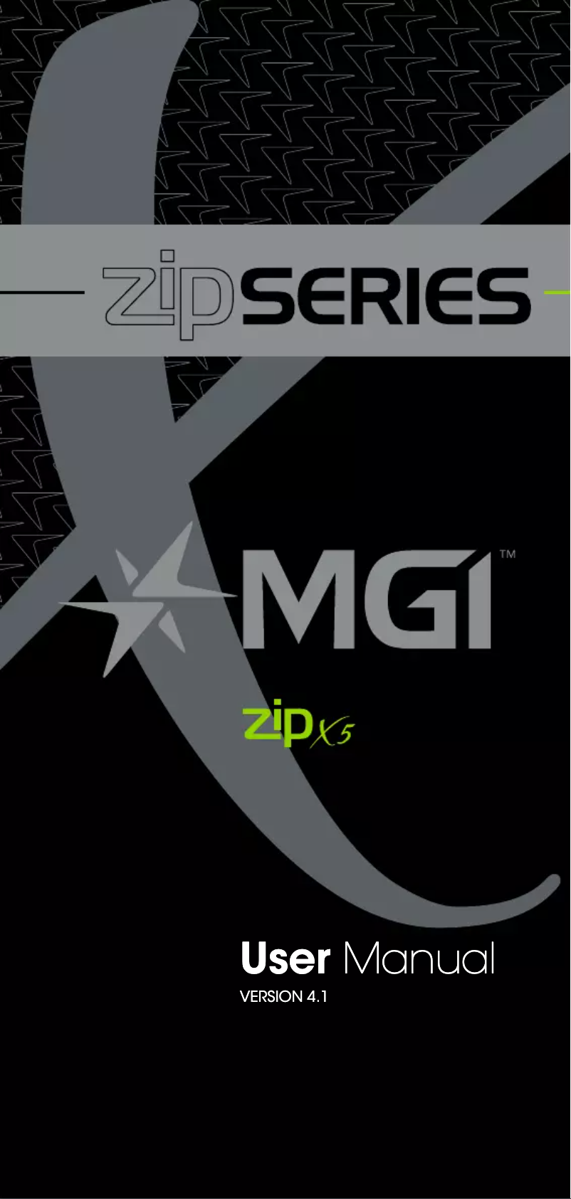 Page 1 de la notice Manuel utilisateur MGI Zip X5