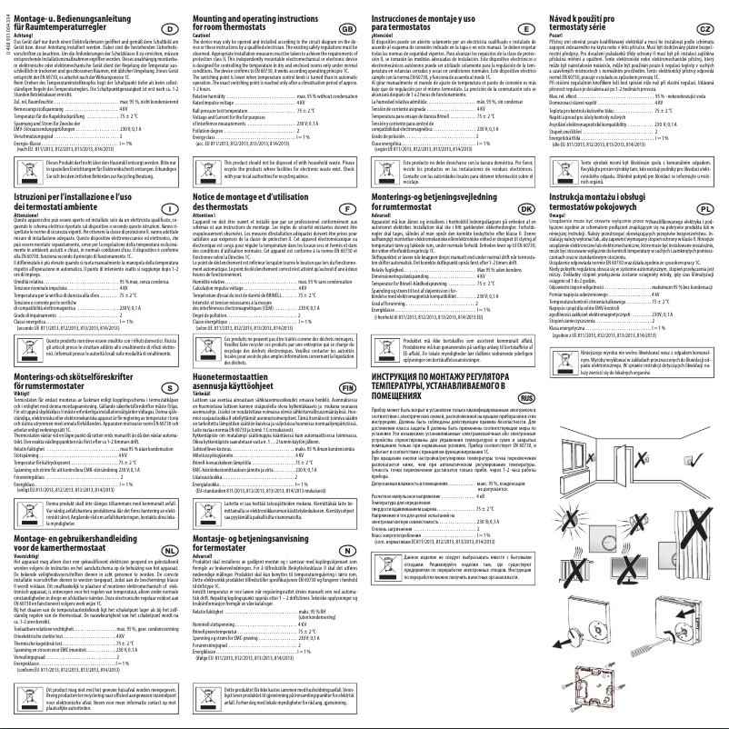 Página 1 del manual Manual de usuario Eberle RTR-S 6724-6