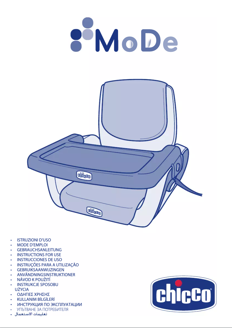 Page 1 of the manual User Manual Chicco Mode