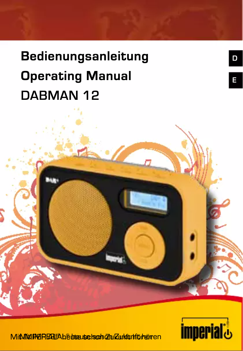 Page 1 de la notice Manuel utilisateur Telestar DABMAN 12