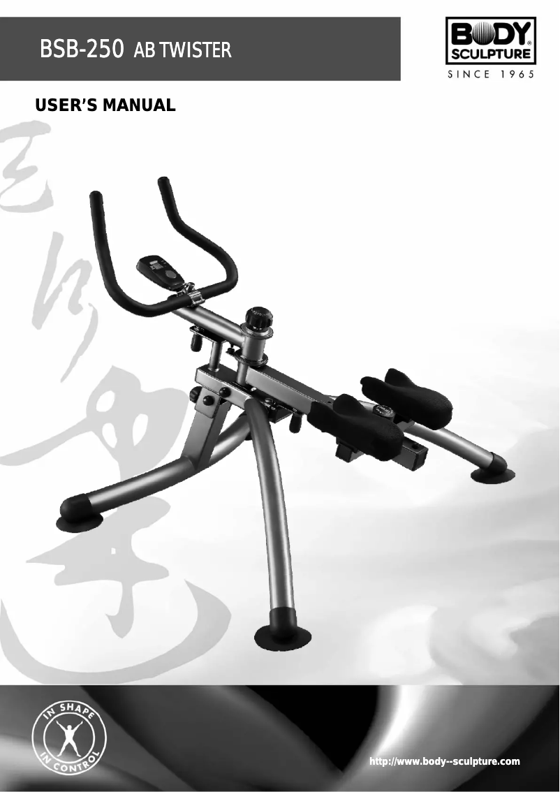Page 1 de la notice Manuel utilisateur Body Sculpture BSB-250