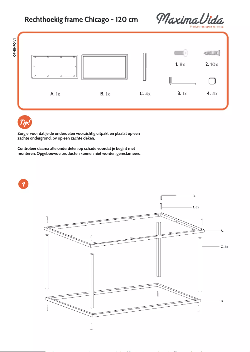 Page 1 de la notice Manuel utilisateur MaximaVida Chicago XL