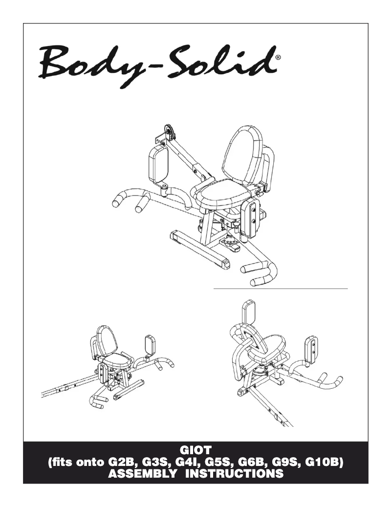 Page 1 of the manual User Manual Body-Solid GIOT