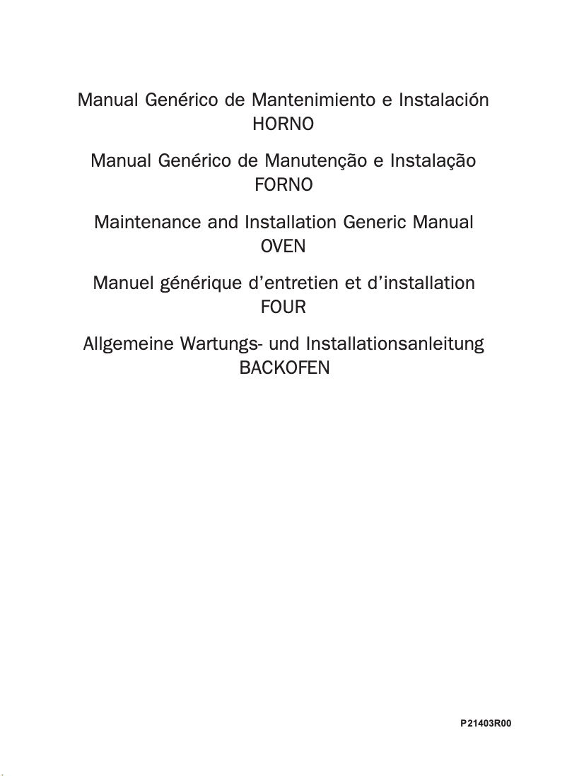 Page 1 de la notice Manuel utilisateur Glem Gas GFL402IX