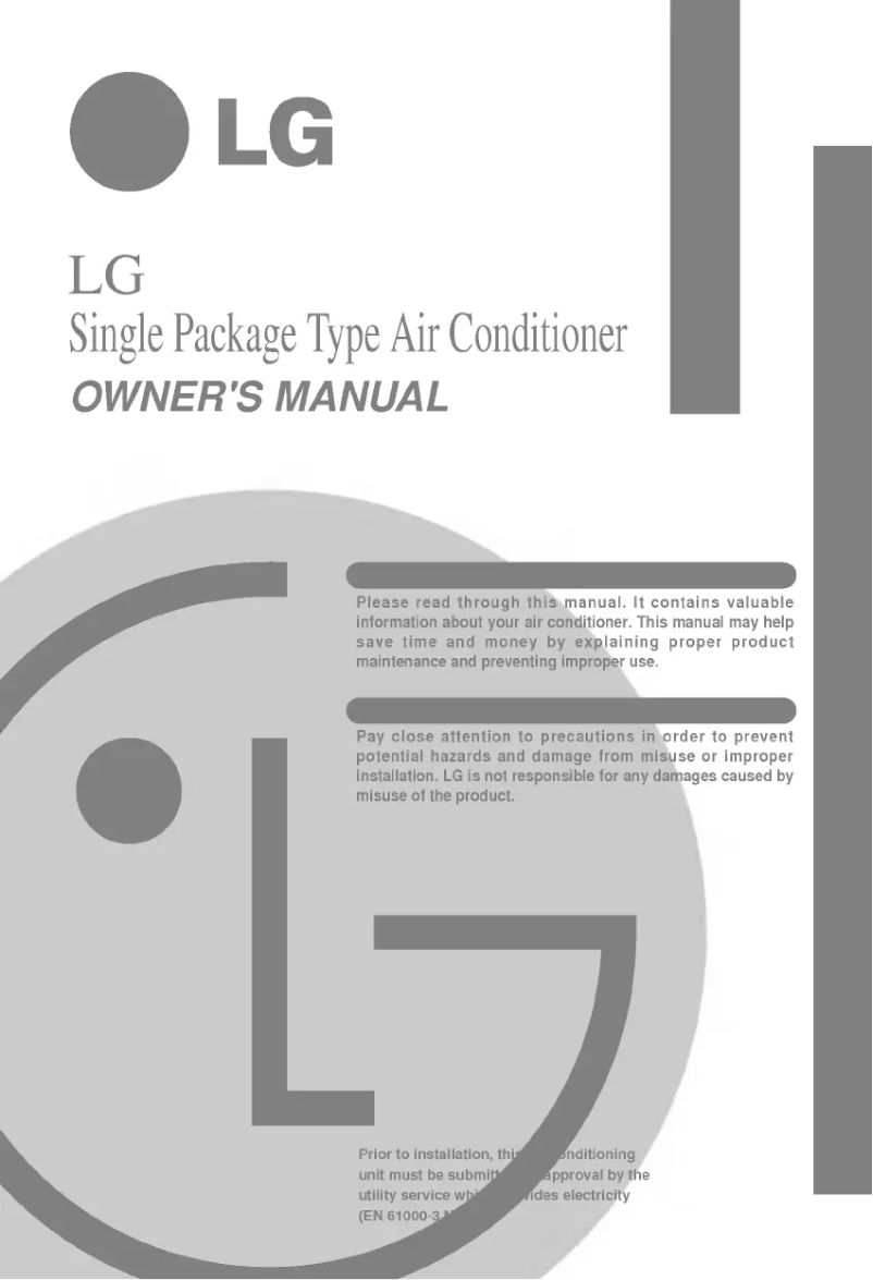 Page 1 de la notice Manuel utilisateur LG LK-2080CH
