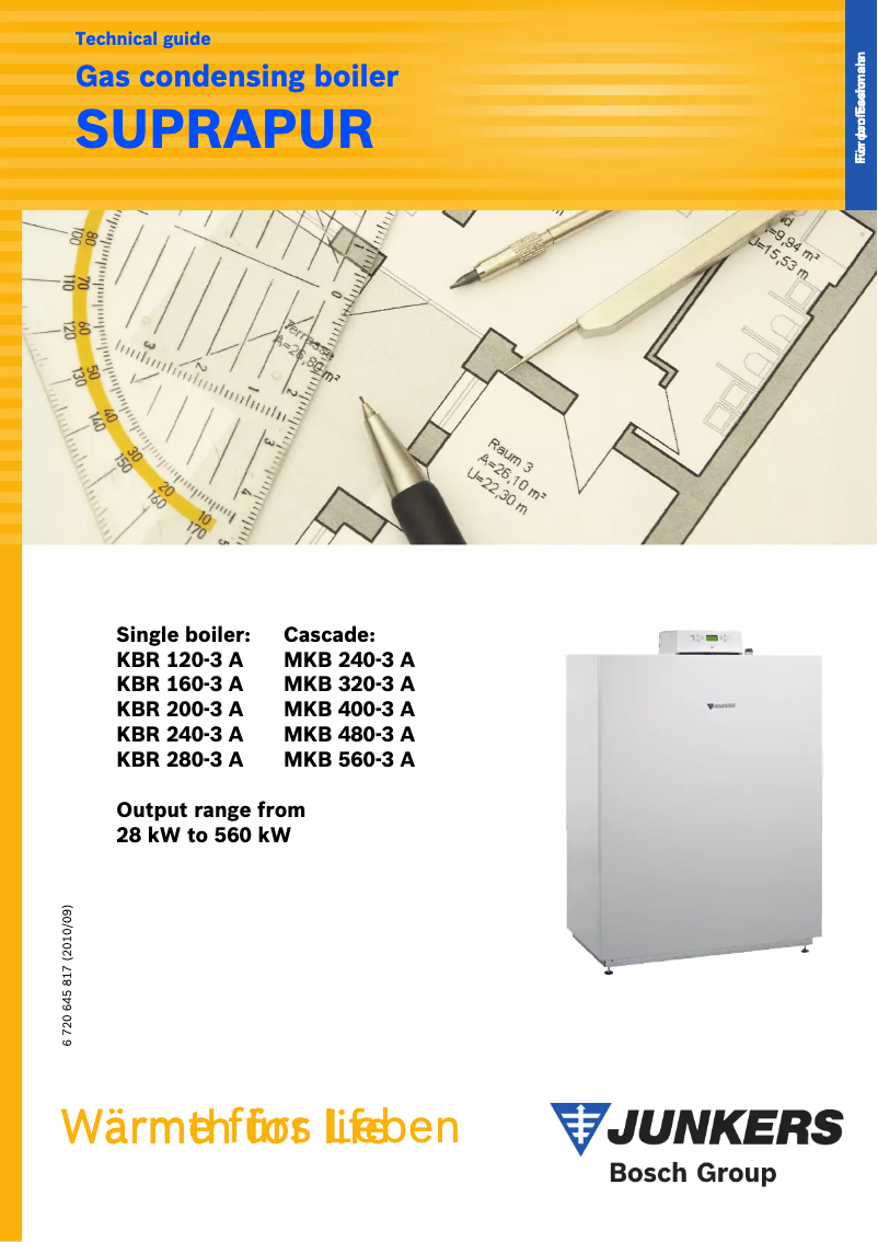 Page 1 de la notice Manuel utilisateur Junkers MKB 240-3 A