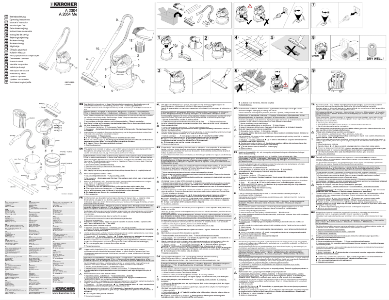 Page 1 de la notice Manuel utilisateur Kärcher A 2004