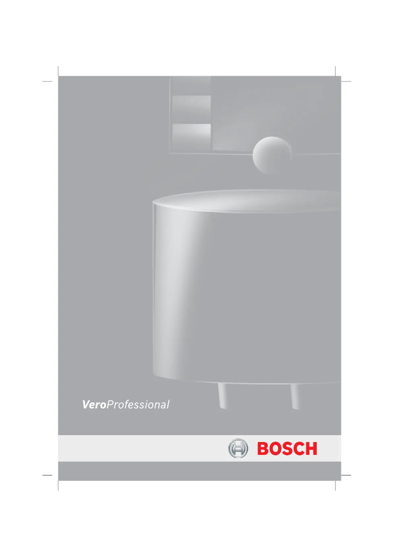 Page 1 de la notice Manuel utilisateur Bosch TCA7308
