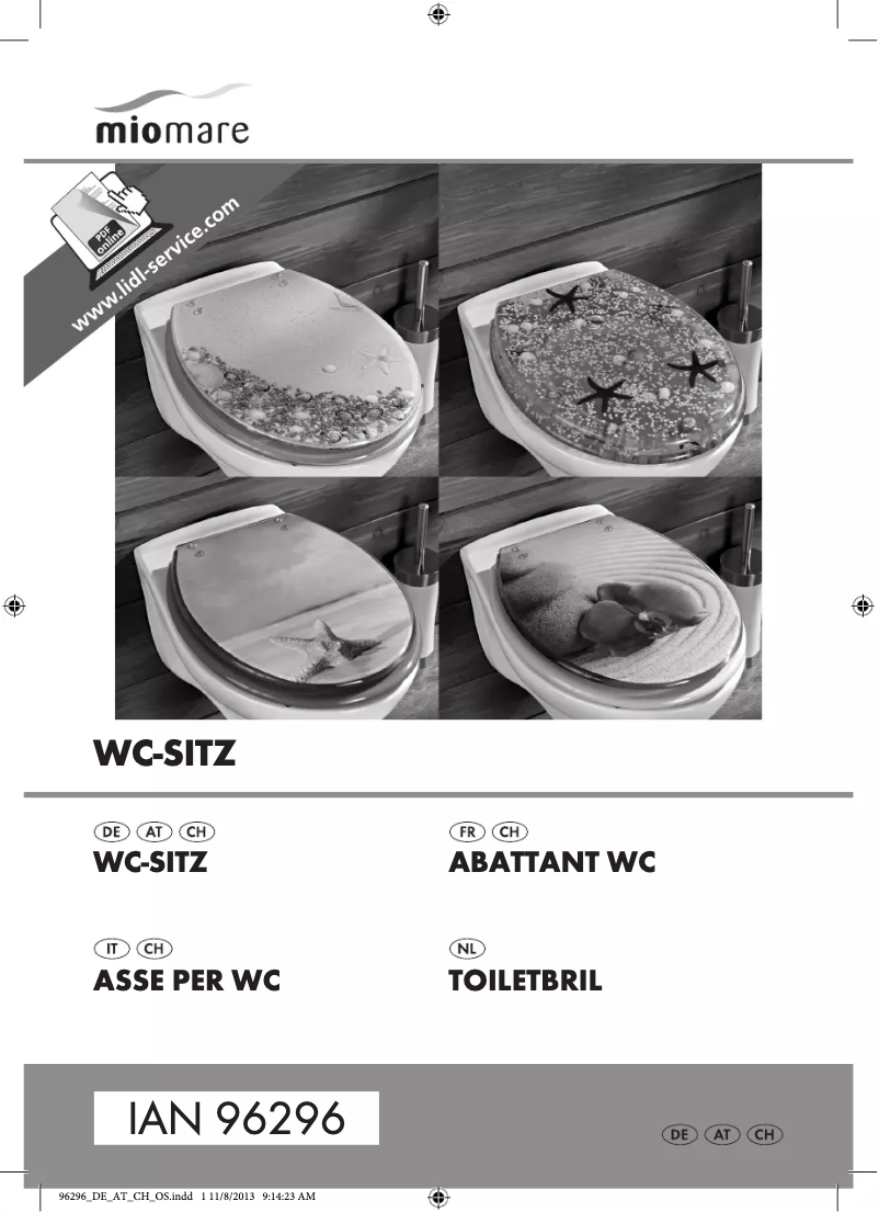 Page 1 de la notice Manuel utilisateur Miomare IAN 96296