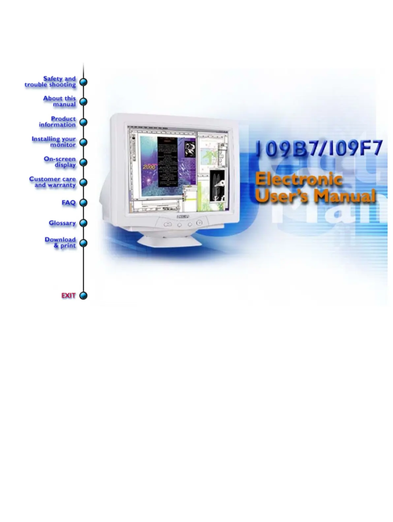 Image de la première page du manuel de l'appareil 109B76