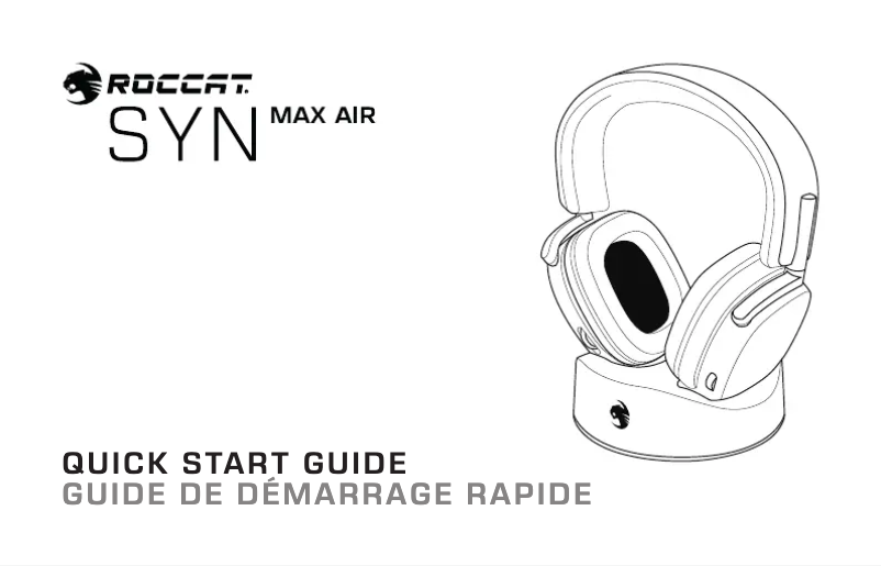 Page 1 de la notice Manuel utilisateur Roccat Syn Max Air