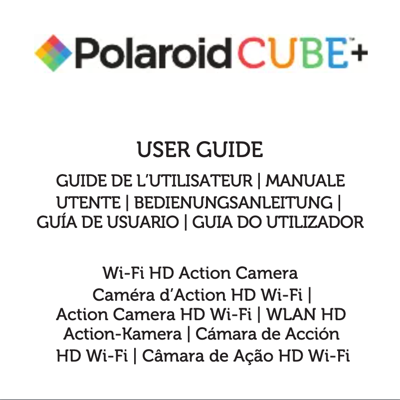 Page 1 of the manual User Manual Polaroid P-Touch CUBE Plus PT-P710BT