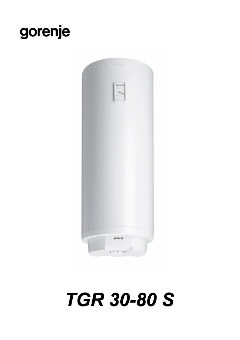 Página 1 del manual Manual de usuario Gorenje TGR50SNG