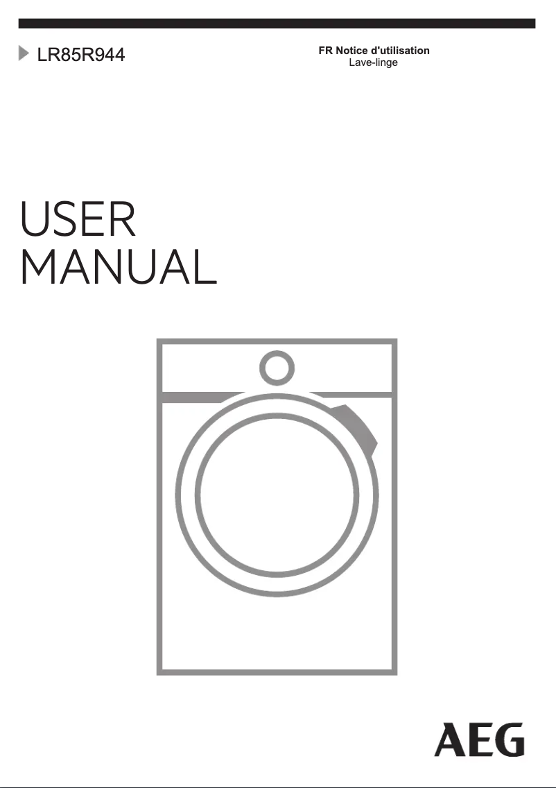 Page 1 de la notice Manuel utilisateur AEG LR85R944