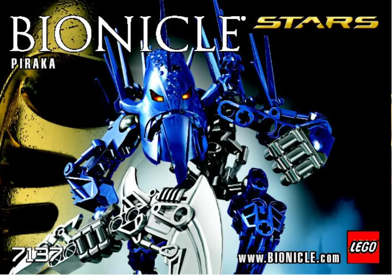 Page 1 de la notice Manuel utilisateur Lego Bionicle 7137