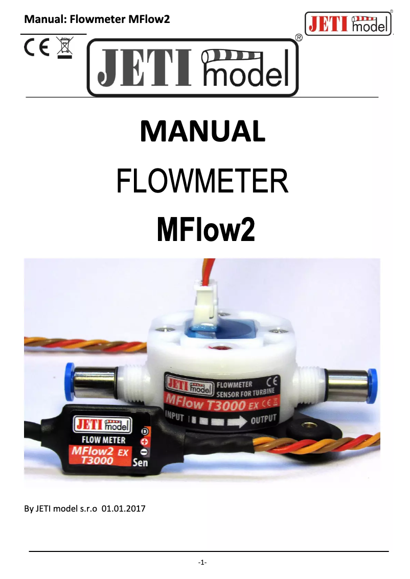 Page 1 de la notice Manuel utilisateur JETI JEX-MF2T-3000