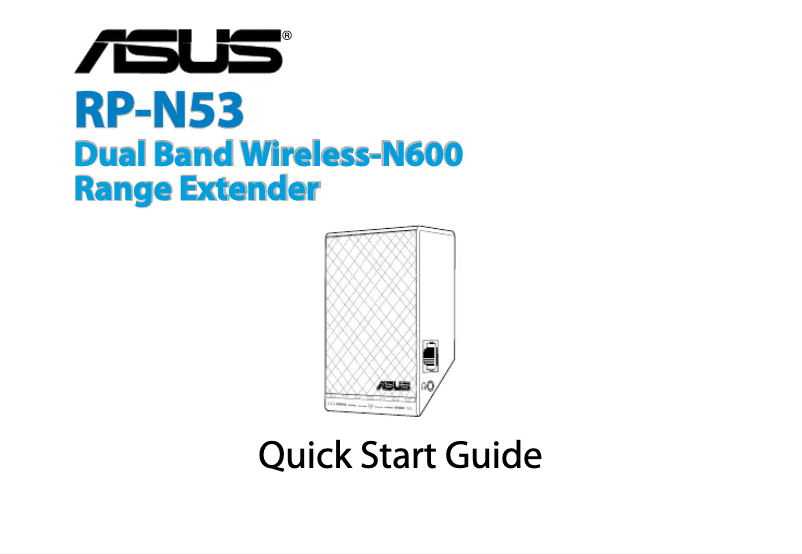 Page 1 de la notice Manuel utilisateur Asus RP-N53