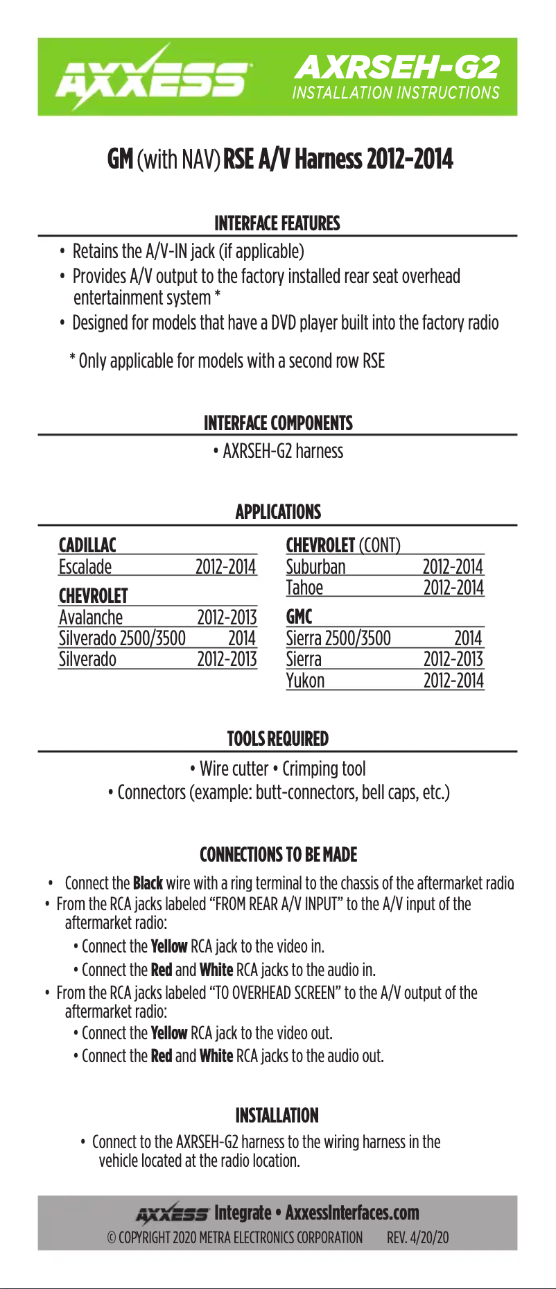 Page 1 of the manual User Manual AXESS AXRSEH-G2