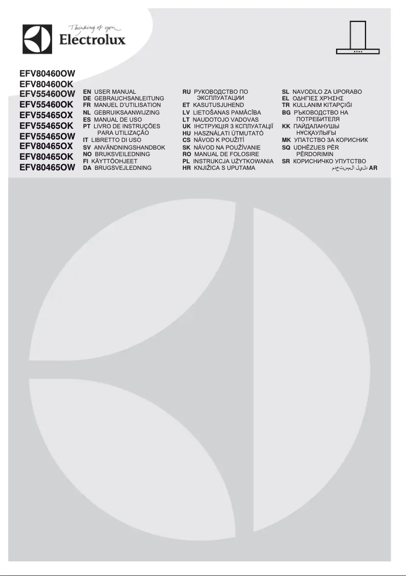Página 1 del manual Manual de usuario Electrolux EFV55465OK