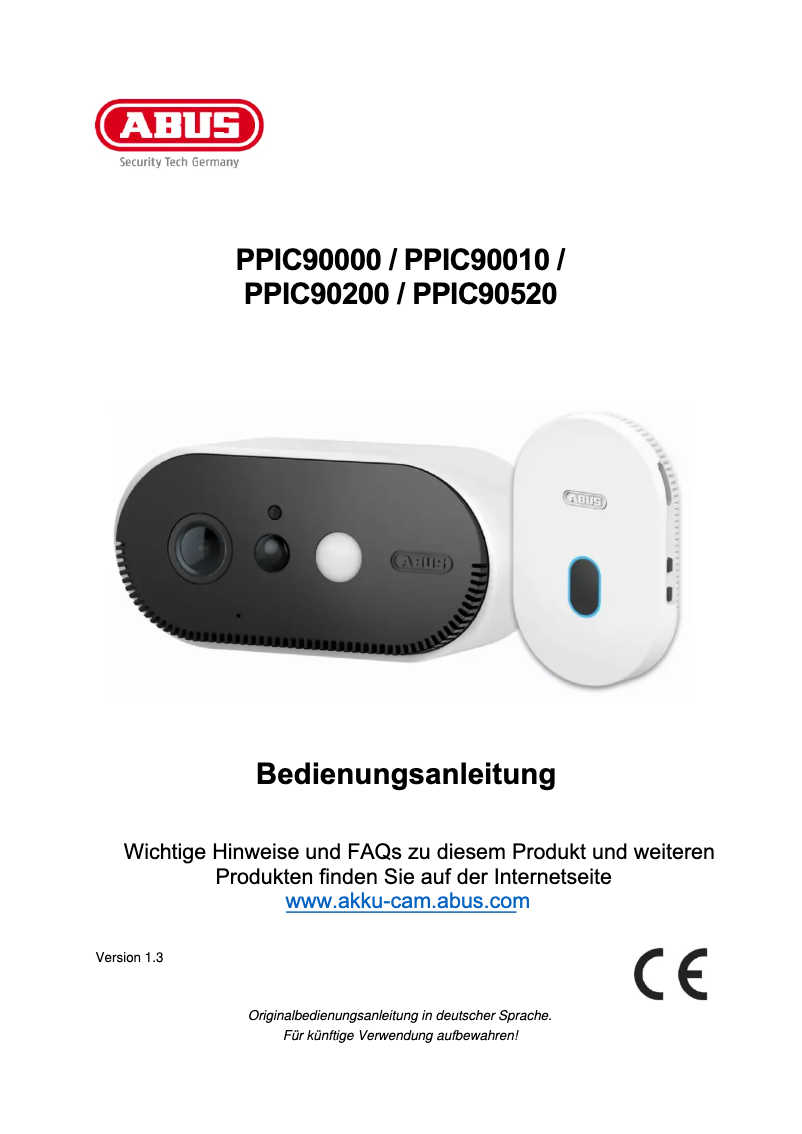 Página 1 del manual Manual de usuario Abus PPIC90520C