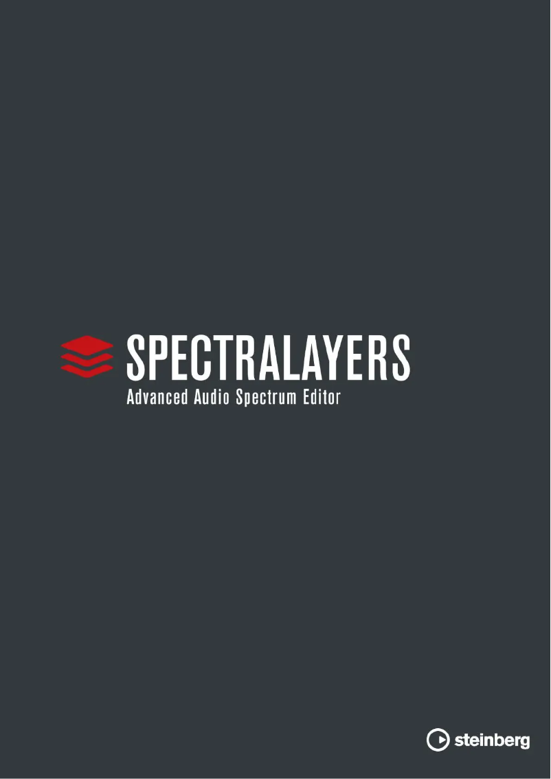 Page 1 de la notice Manuel utilisateur Steinberg SpectraLayers Elements 6