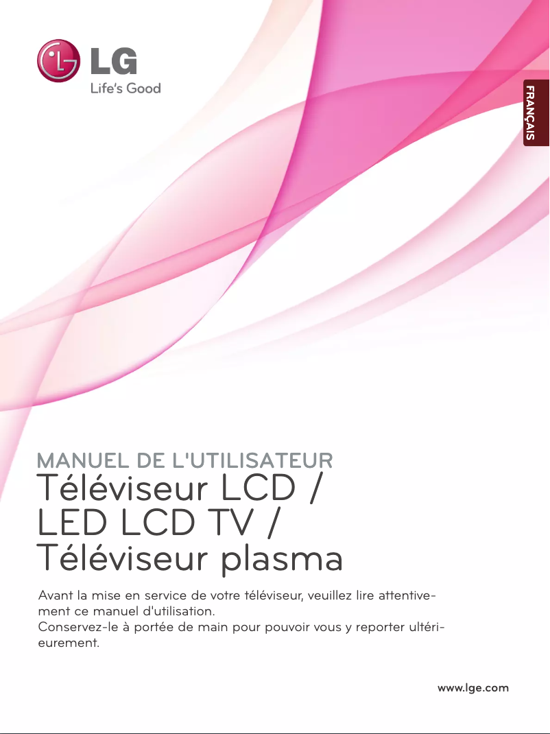 Page 1 de la notice Manuel utilisateur LG 32LD650