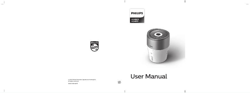 Page n°1 - Manuel utilisateur Philips HU4813