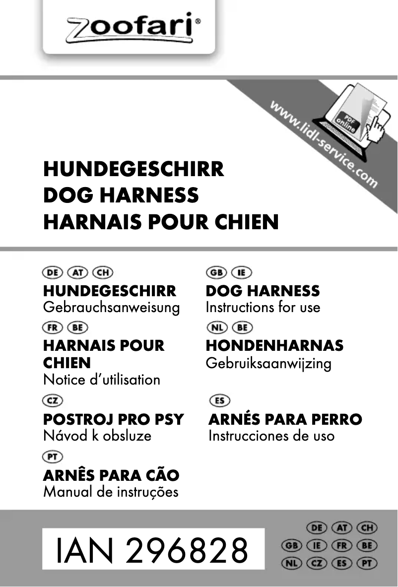 Page 1 de la notice Manuel utilisateur Zoofari HG04974A