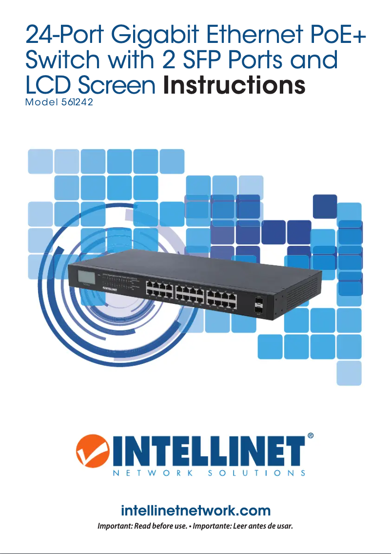 Page 1 de la notice Manuel utilisateur Intellinet 561242