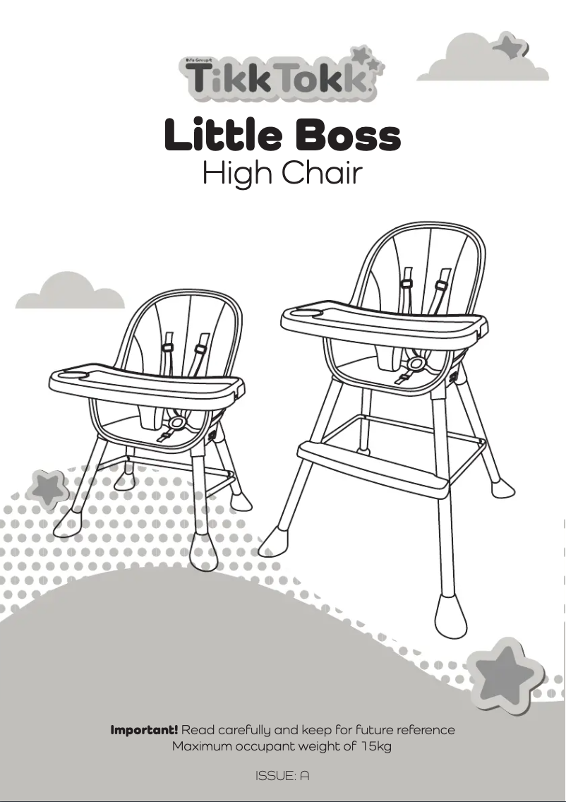 Page 1 de la notice Manuel utilisateur TikkTokk Little Boss