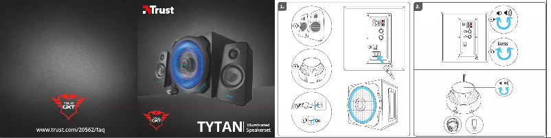 Page 1 de la notice Manuel utilisateur Trust 658 Tytan 5.1