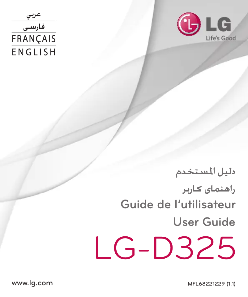 Page 1 of the manual User Manual LG LG-D325