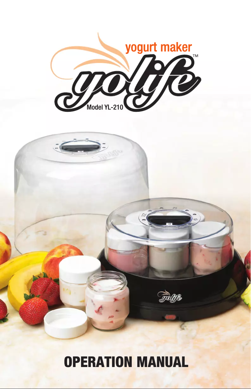 Page 1 of the manual User Manual Yolife YL-210