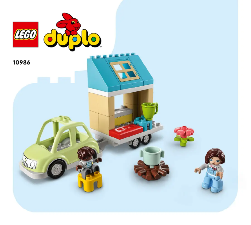 Page 1 de la notice Manuel utilisateur Lego Duplo 10986
