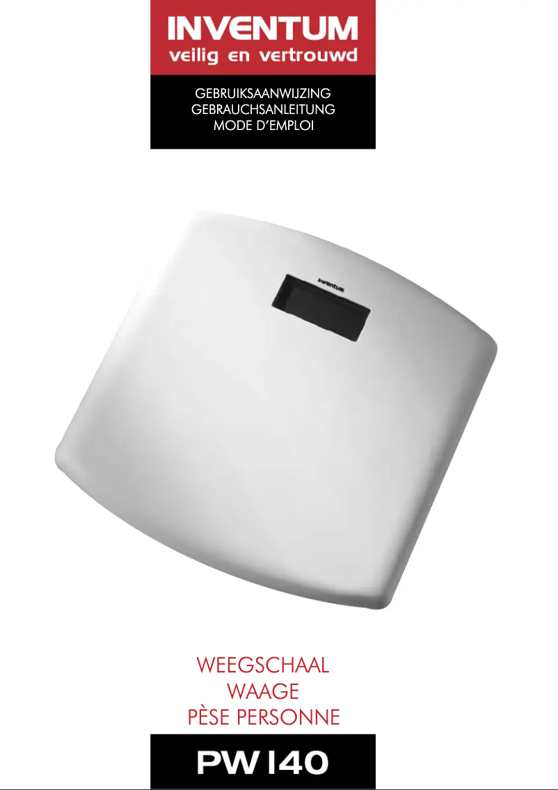 Page 1 de la notice Manuel utilisateur Inventum PW140