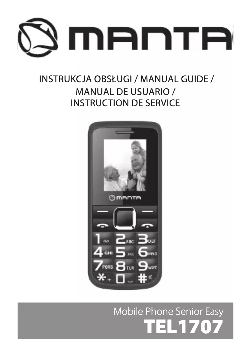 Page 1 de la notice Manuel utilisateur Manta TEL1707