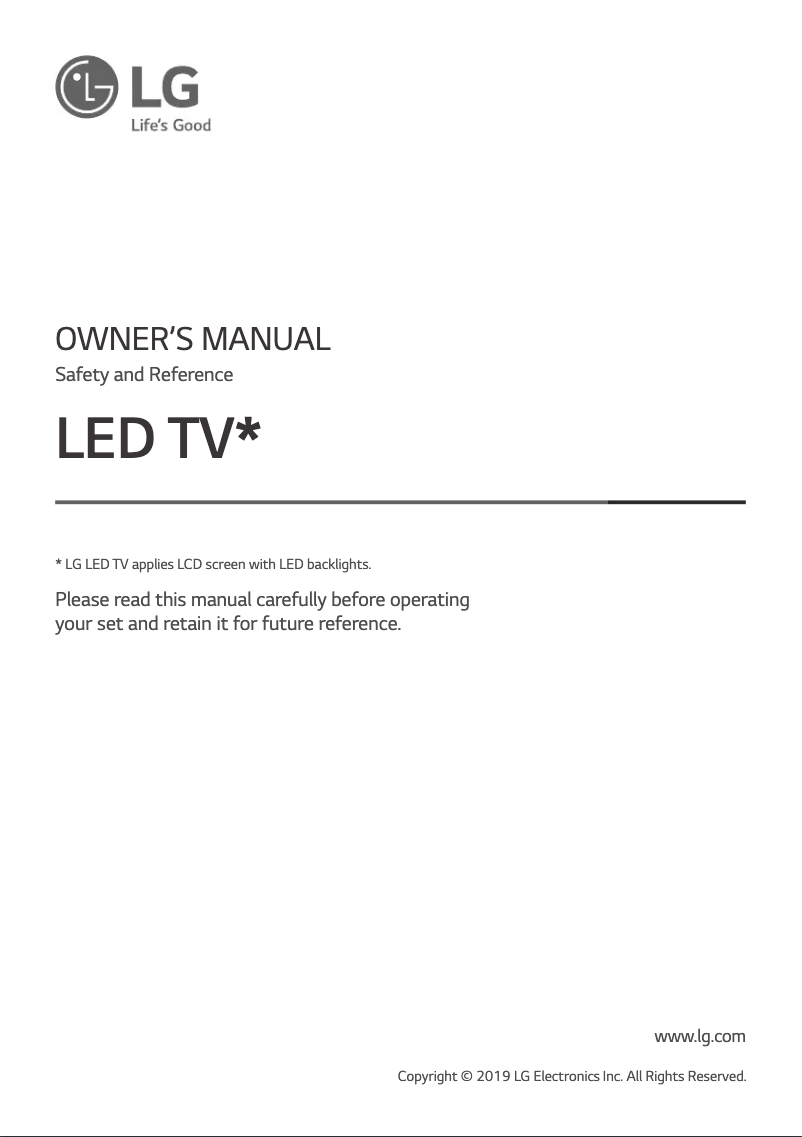 Page 1 de la notice Manuel utilisateur LG 86SM9000PCA