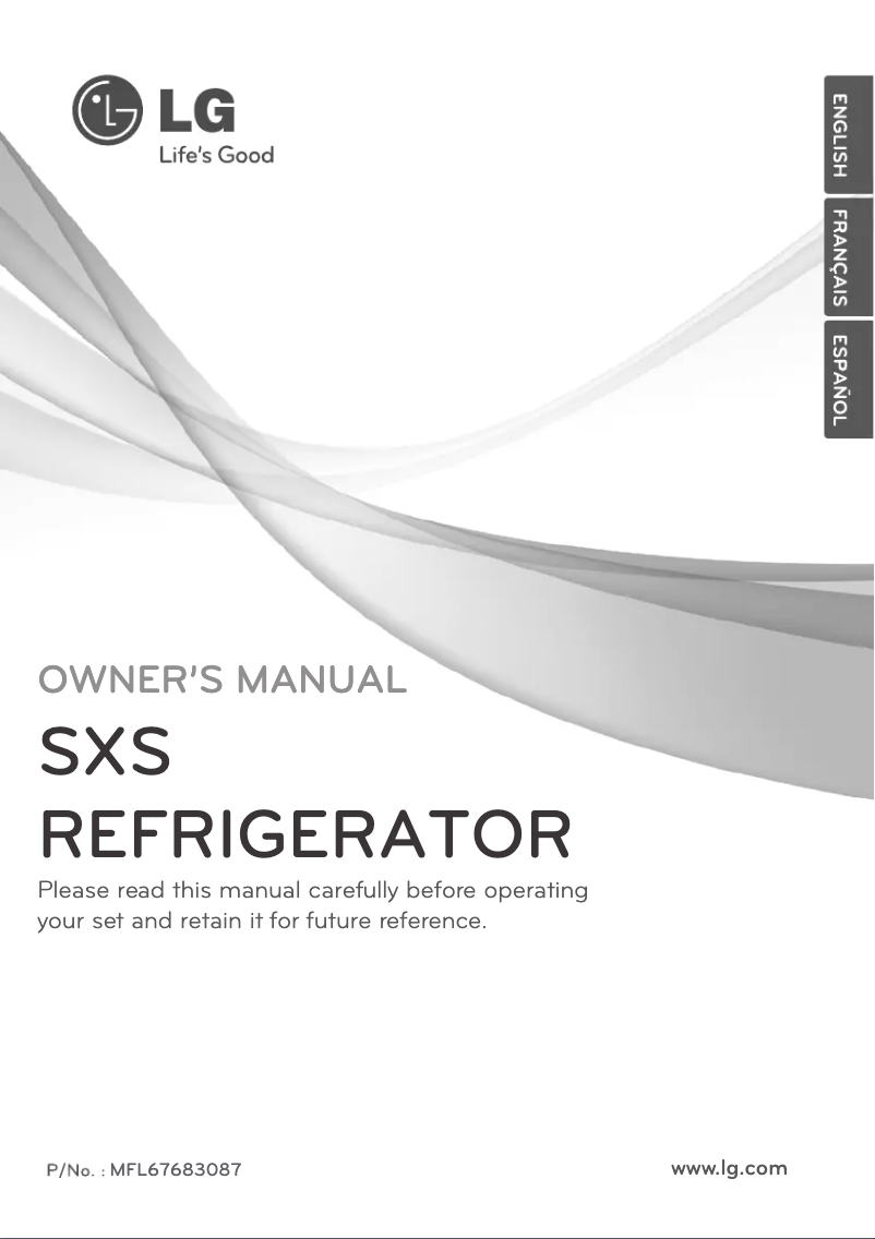 Page 1 de la notice Manuel utilisateur LG GWL2723NS